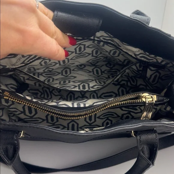 Rebecca Minkoff Amorous Satchel – Black Leather Crossbody / Top Handle - Picture 6 of 7